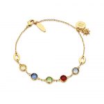 Amy Bracelet with Coloured Stones (BL014)