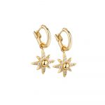 Amy Huberman Star Earrings with Clear Stones (EO22)