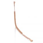 Rose Gold Plated Small Beaded Bracelet (EOJ109RG)