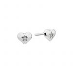 Suri Diamond Heart Stud Earrings (LSE0031)