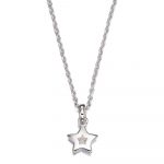 Kirsty Diamond Star Pendant and Chain (LSN0009)