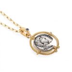 Broken Marcus Aurelius Coin Pendant (P2902)