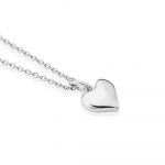 Amy Silver Plated Pendant with Heart (P3001HTSR)