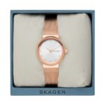 Freja Rose-Gold Tone Steel-Mesh Watch (SKW2665)