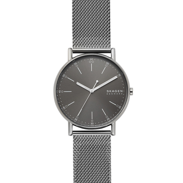 Signatur Three-Hand Grey Mesh Watch (SKW6577)