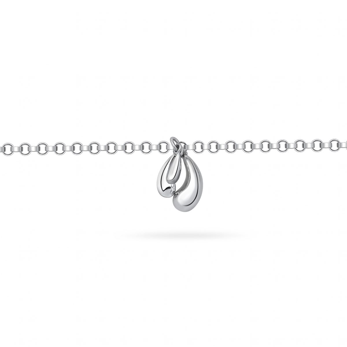 Cathal Barber Goldsmith Droplet Bracelet in Sterling Silver