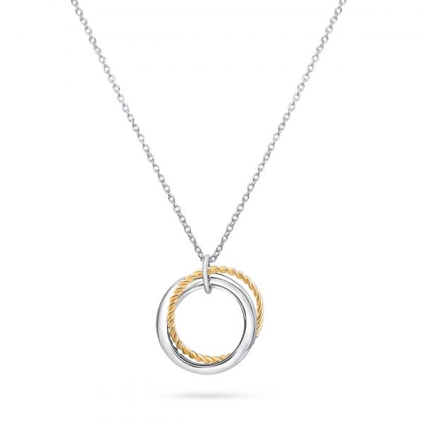 Cathal Barber Goldsmith Trilogy Pendant in Silver and Gold