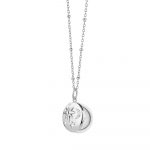 Newbridge Silverware Silver Plated Locket with Sun Moon and Stars (P4002SR)