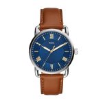 Fossil Copeland 42mm Three-Hand Luggage Leather Watch (FS5661)