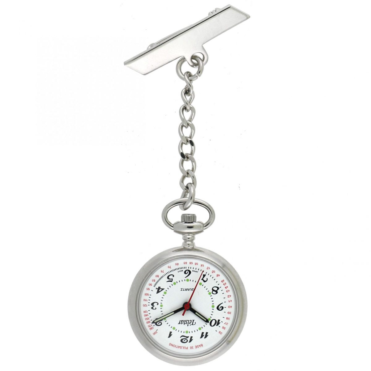 Telstar Nurses Fob Watch - Silver (N1004 CSW)