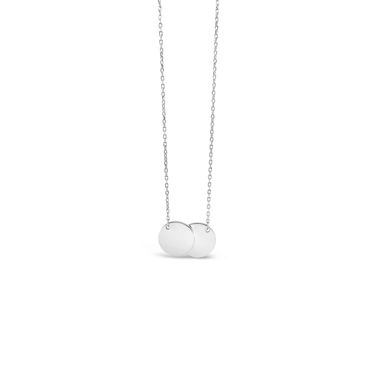 Absolute Silver Double Disc Pendant (SP128SL)