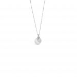 Absolute Silver Birthstone Disc Pendant - October (SP200OCT)