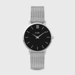 Cluse Minuit Mesh Black and Silver Colour (CW0101203005)