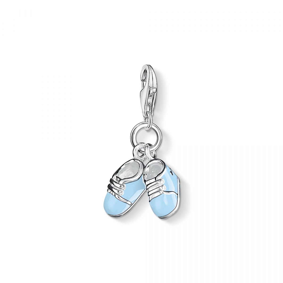 Thomas Sabo Blue Baby Shoes Charm (0822-007-1)