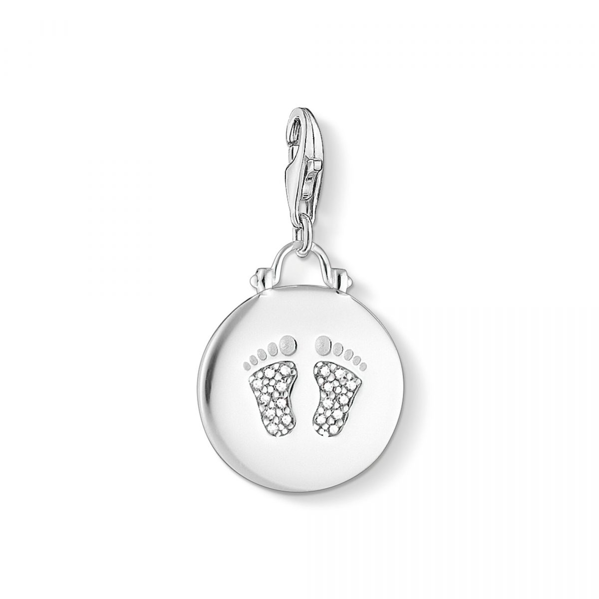 Thomas Sabo Baby Footprint Disc Charm (1692-051-14)