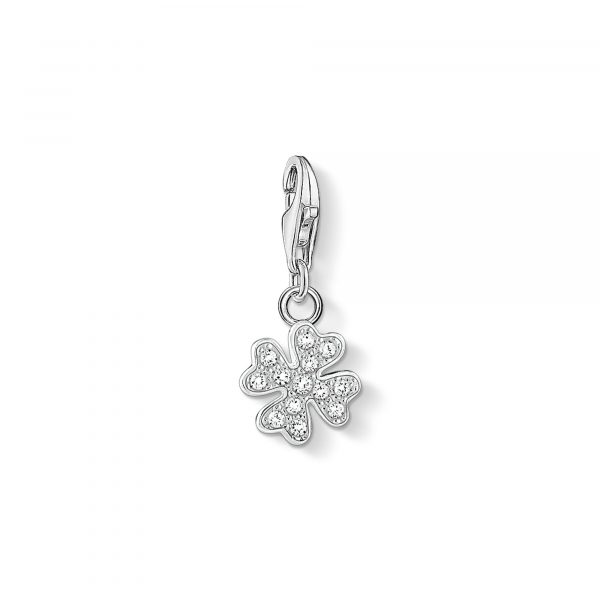 Thomas Sabo Sparkling Cloverleaf Charm (1797-051-14)