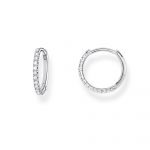 Thomas Sabo Hoop Earrings with White Stones (CR657-051-14)