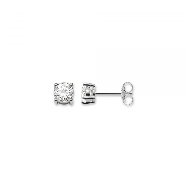 Thomas Sabo White Stone Stud Earrings (H1739-051-14)