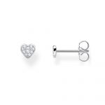 Thomas Sabo Pavé Heart Studs in Silver (H2145-051-14)