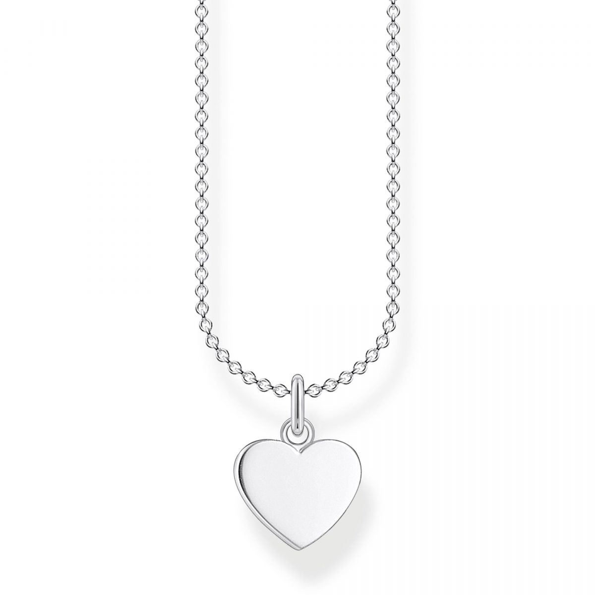 Thomas Sabo Heart Necklace in Silver (KE2048-001-21-L45V)