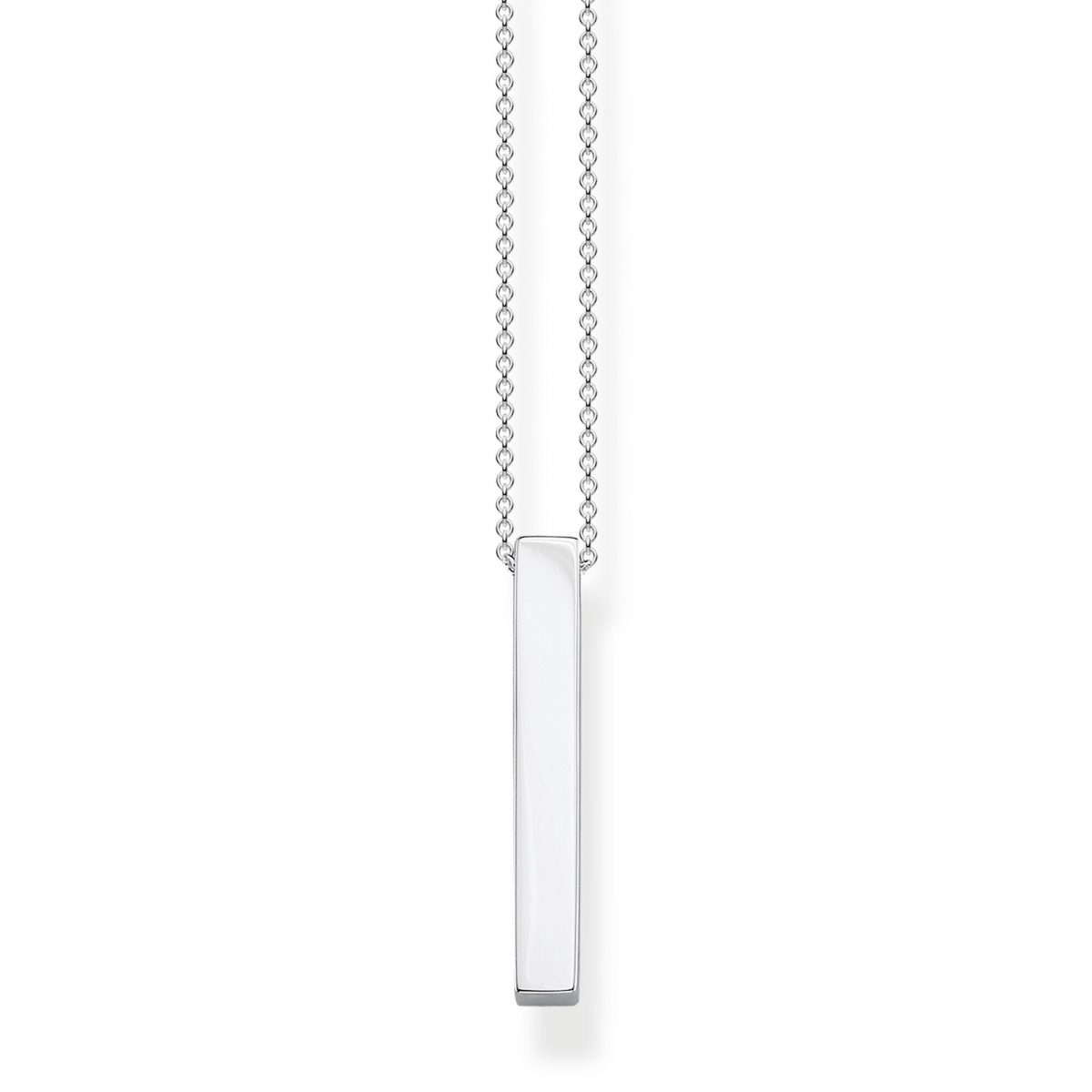 Thomas Sabo Cuboid Necklace in Silver (KE1907-001-21-L45V)