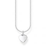 Thomas Sabo Small Heart Necklace in Silver (38cm) (KE2049-001-21-L38V)