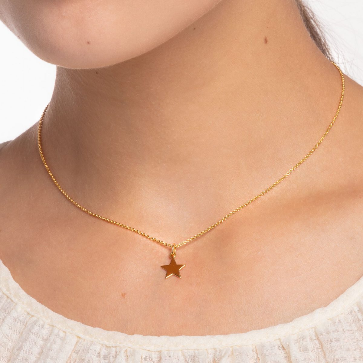 Thomas Sabo Star Necklace in Gold (KE2053-413-39-L45V)