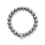 Thomas Sabo Hematite Charm Bracelet Size Large (X0187-064-11-L)