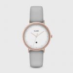 Cluse Le Couronnement Grey Leather and Rose Gold Watch (CL63001)