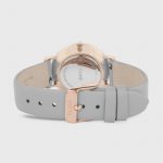 Cluse Le Couronnement Grey Leather and Rose Gold Watch (CL63001)