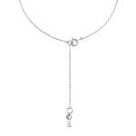 Michael Kors Sterling Silver Pavé Logo Necklace (MKC1108AN040)