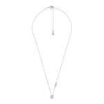 Michael Kors Sterling Silver Pavé Halo Necklace (MKC1208AN040)