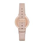 Emporio Armani Kappa Rose Gold and Nude Leather Watch (AR2510)