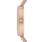 Emporio Armani Kappa Rose Gold and Nude Leather Watch (AR2510)