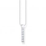 Thomas Sabo Cuboid Necklace with Stones (KE2113-051-14-L45V)