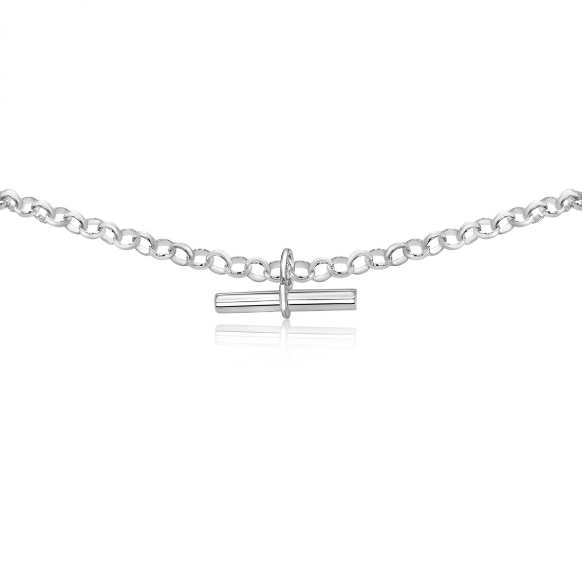 Cathal Barber Goldsmith Sterling Silver T-Bar Bracelet