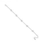 Absolute Jewellery Sterling Silver Cubic Zirconia Bracelet (SB142SL)