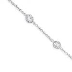 Absolute Jewellery Sterling Silver Cubic Zirconia Bracelet (SB142SL)