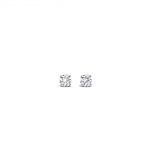 Absolute Jewellery Sterling Silver Small Cubic Zirconia Earrings (SE108SL)