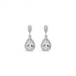 Absolute Jewellery Sterling Silver Drop Earrings (SE174SL)