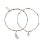 ChloBo Strength & Courage Set Of 2 in Gold (GMBSET596584)