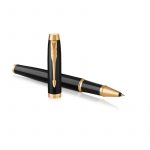 PARKER IM BLACK GOLD TRIM ROLLERBALL PEN (1931659)