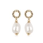 Newbridge Silverware Sappho Baroque Pearl Earrings (ER2807)