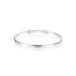 Newbridge Silverware Sterling Silver Christening Bangle (TP401)