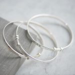 Newbridge Silverware Sterling Silver Christening Bangle (TP401)