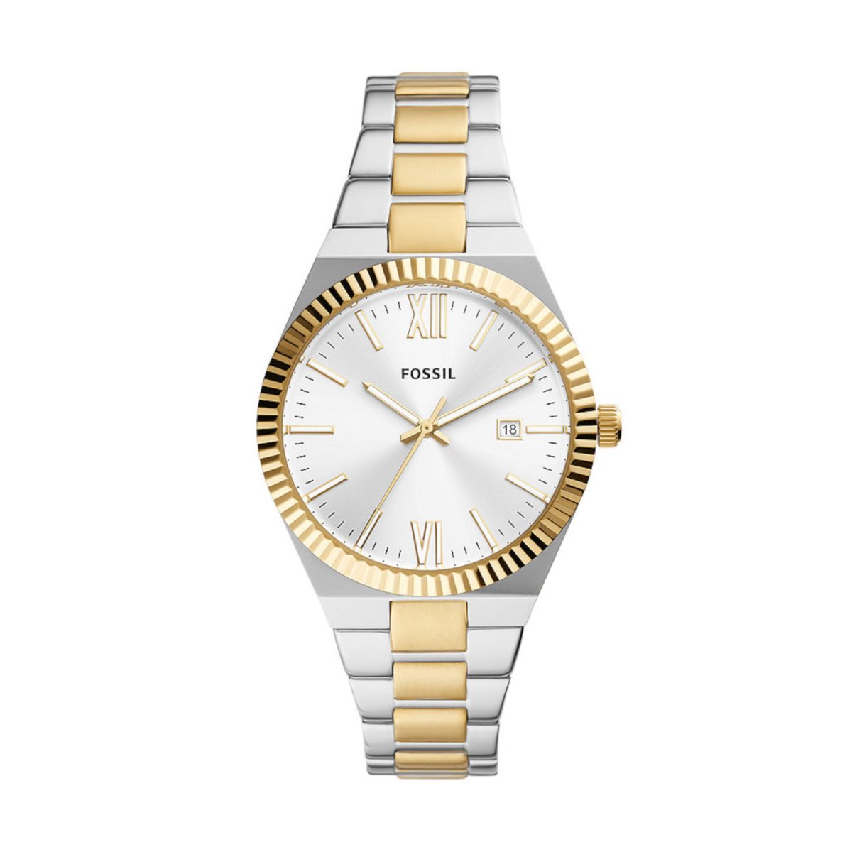 Scarlette Three-Hand Date Two-Tone Stainless Steel Watch (ES5259)