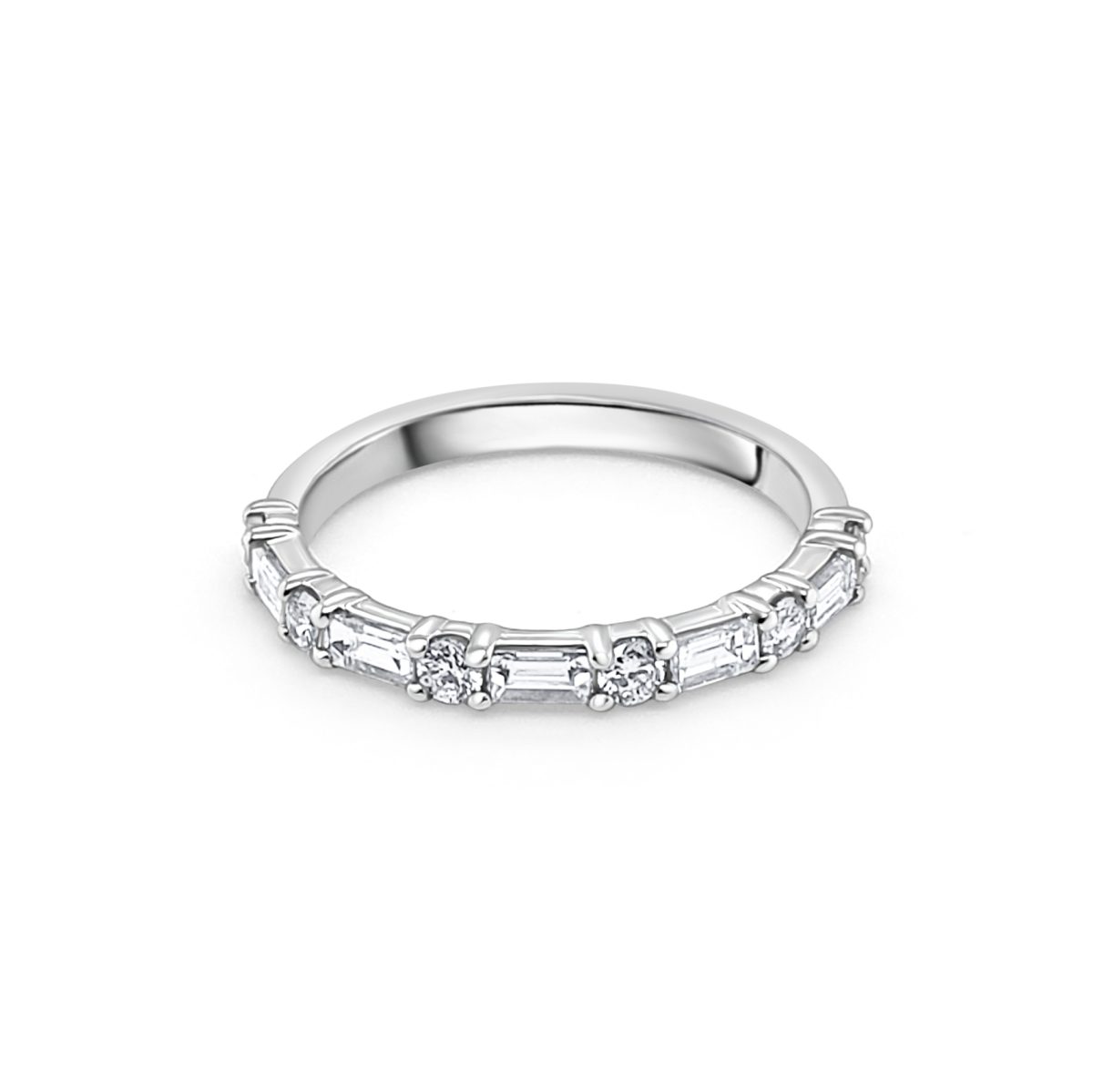 18ct White Gold 11 Stone Eternity Ring