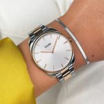 Cluse Féroce Steel, White, Rose Gold/Silver Colour (CW11104)