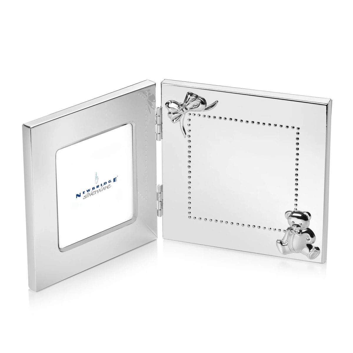 NEWBRIDGE SILVERWARE BABY PHOTO FRAME - TEDDY BEAR (S3295SL)