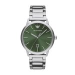 Emporio Armani Gents Ruggero Green Dial Watch (AR11575)